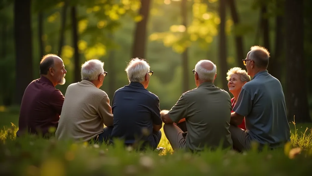 Senioru grupa pēc maršruta Ligatnes mežā